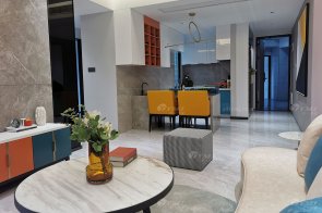 【天一美家樣板間新作】惠州云海花園現(xiàn)代簡約時尚家具工程項目案例！