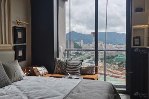 深圳龍華盛薈城郎悅坊項目現(xiàn)代極簡商務(wù)公寓樣板房家具案例完工實景！